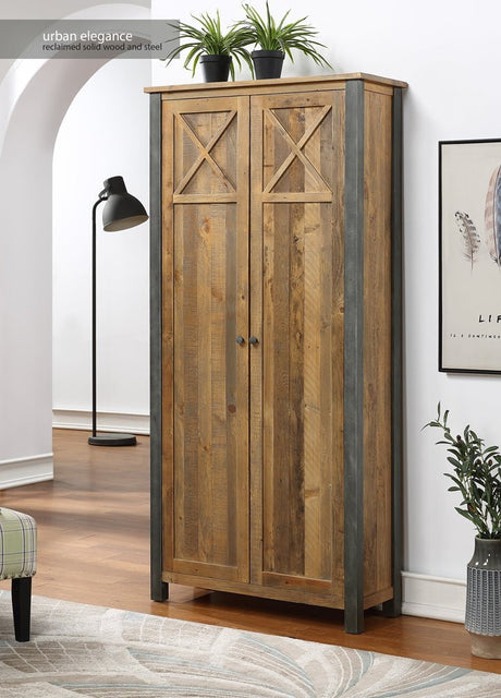 Baumhaus Cabinet Urban Elegance Reclaimed Living Room Storage Cabinet