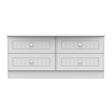 Welcome Furniture Bed Box Drawers DefaultTitle Warwick 4 Drawer Bed Box White WAR036
