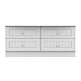 Welcome Furniture Bed Box Drawers DefaultTitle Warwick 4 Drawer Bed Box White WAR036