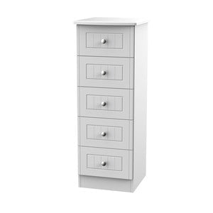 Warwick 5 Drawer Bedside Locker