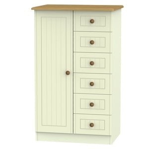Welcome Furniture Wardrobe DefaultTitle Warwick Childs Robe Cream and Oak WAR059