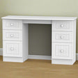 Welcome Furniture Dressing Table Desk DefaultTitle Warwick Kneehole Dressing Table Desk White WAR030