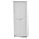 Welcome Furniture Wardrobe DefaultTitle Warwick Tall 2ft 6in Plain Wardrobe White WAR080